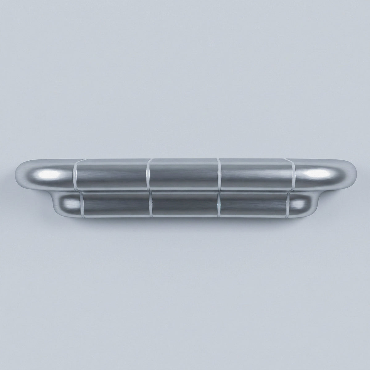 Orbi shelf size L in Steelcito finish, front view
