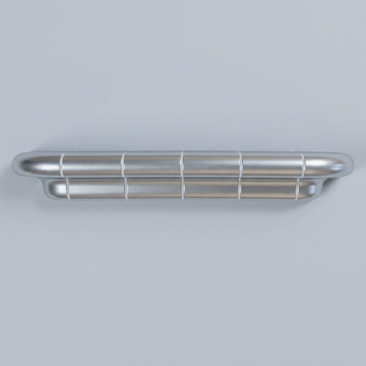 Orbi shelf size XL in Steelcito finish, front view