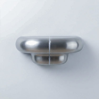 Orbi shelf size XS in Steelcito finish, front view