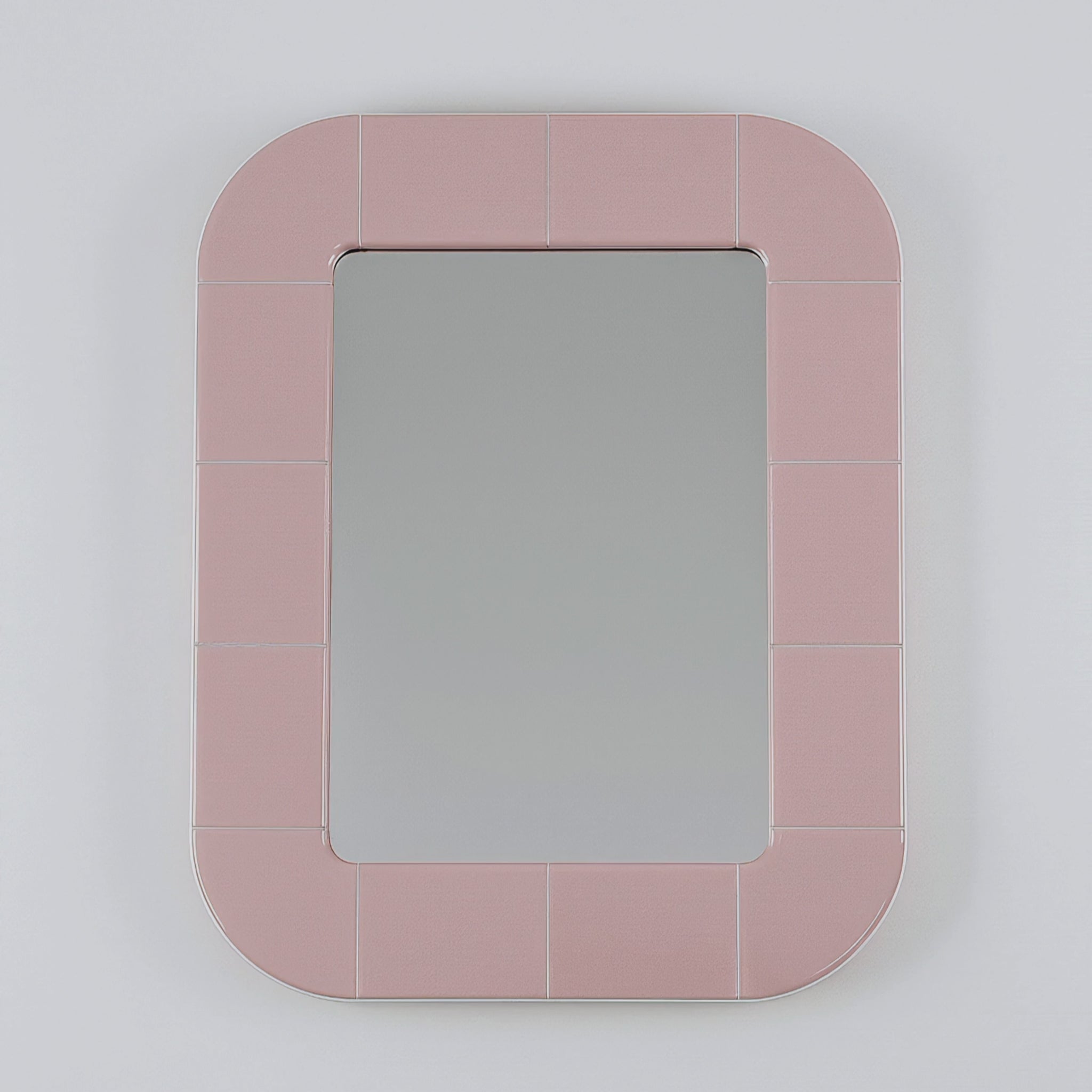 Portalito mirror with its double tubular frame inflating